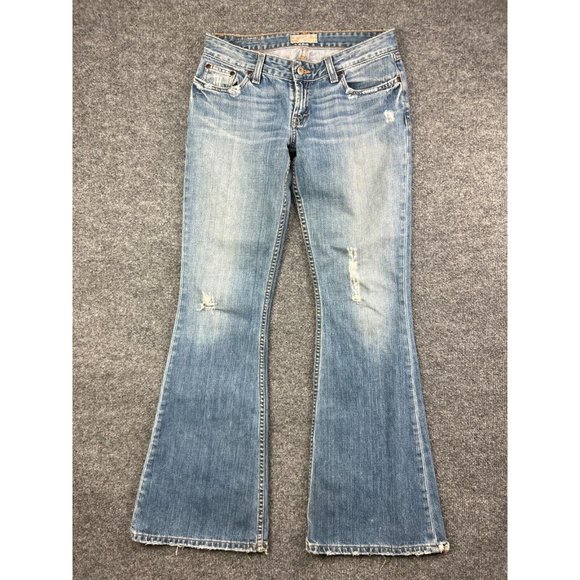 Buckle Denim - Vintage Y2K BKE Buckle Bootcut Jeans Women's 28x33.5 Light Blue Distressed